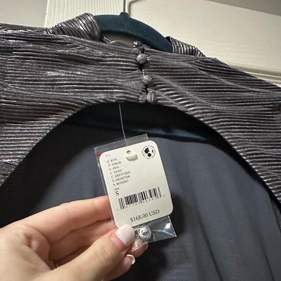 Free People Mila Metallic Maxi Dress NWT - Picture 4 of 6